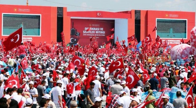 Yenikapı Demokrasi ve Şehitler Mitingi fotoları 2016